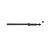 2 Flute Ball Nose for Rib Processing Carbide X-Power Pro End Mills GM967 Series Plain Shank